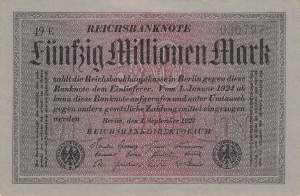 50 Millionen Mark 1923